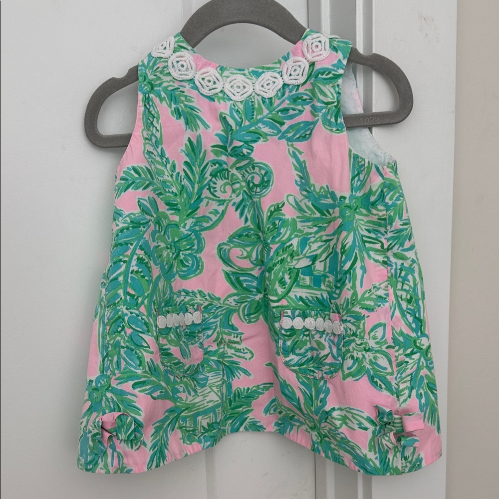 Lilly Pulitzer Pink and Green Kids Matching Set